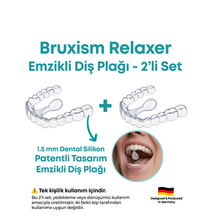 Bruxism Relaxer Plak – 2’li Set